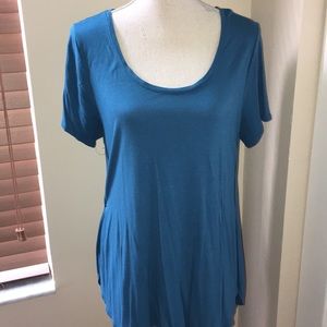Old Navy Luxe Long Length Short Sleeve Top